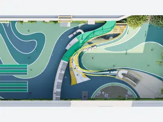 Musical Theme Outdoor Playground Equipment - Custom Community Park Solution — HonPlay