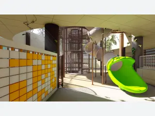 Multi-Level Adventure Tower with Spiral Slide - Premium Indoor Playground Equipment — HonPlay