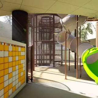 Multi-Level Adventure Tower with Spiral Slide - Premium Indoor Playground Equipment for Dubai Mall Play Zone - HonPlay