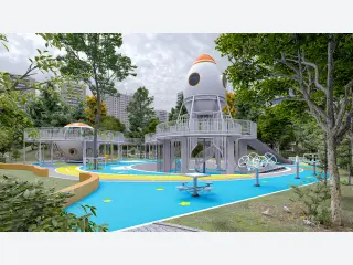 Rocket Theme Outdoor Playground - Space Exploration Series — HonPlay