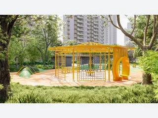 Circular Multi-Functional Climbing Frame - Commercial Outdoor Playground Equipment — HonPlay
