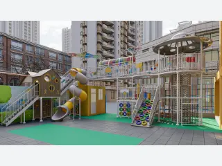 Galactic Explorer Multi-Level Playground - Space-Themed Outdoor Play Equipment — HonPlay
