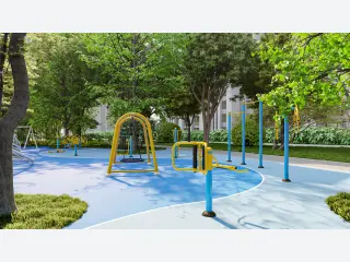 Outdoor Fitness and Playground Combo - Multi-functional Community Exercise Equipment — HonPlay