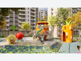 Fruit & Vegetable Theme Outdoor Playground - Custom Non-Powered Play Equipment — HonPlay