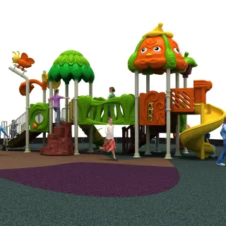 Forest Adventure Themed Outdoor Playground - Commercial Grade Play Equipment for Warsaw Public Parks - HonPlay