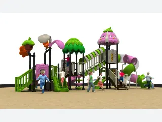 Enchanted Forest Multi-Level Playground - Commercial Outdoor Play Structure — HonPlay