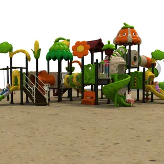 Nature-Themed Garden Adventure Playground - Commercial Outdoor Play Equipment for Warsaw Public Parks - HonPlay