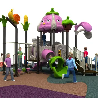 Nature-Themed Garden Adventure Playground - Outdoor Commercial Play Equipment for Warsaw Kindergarten Projects - HonPlay