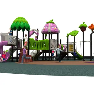 Nature-Themed Multi-Functional Outdoor Playground - Comprehensive Play Equipment for Warsaw Public Parks - HonPlay