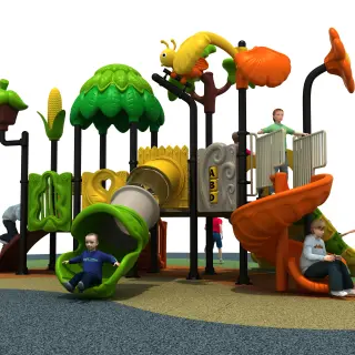 Nature-Themed Forest Adventure Playground - Commercial Outdoor Play Equipment for Prague Kindergarten Projects - HonPlay