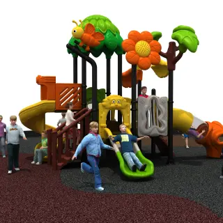 Nature-Themed Forest Adventure Playground - Outdoor Commercial Play Equipment for Warsaw Public Parks - HonPlay