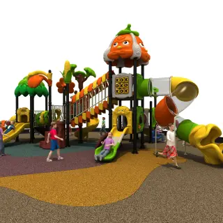Harvest Theme Outdoor Playground Equipment - Large Multi-Functional Play Structure for Riyadh Community Parks - HonPlay