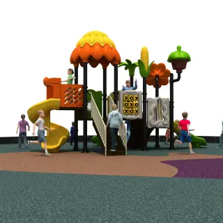 Harvest Theme Outdoor Playground - Commercial Grade Nature-Inspired Play Structure for Warsaw Public Parks - HonPlay