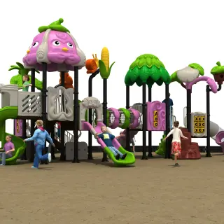 Nature-Themed Multi-Functional Playground - Commercial Outdoor Play Structure for Warsaw Public Parks - HonPlay