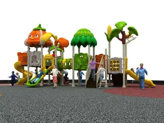 Harvest Theme Outdoor Playground - Commercial Grade Multi-Activity Play Structure — HonPlay
