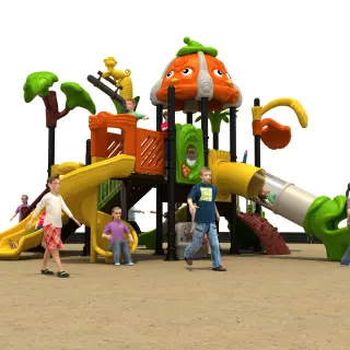Tropical Jungle Adventure Playground - Multi-Functional Outdoor Play Equipment for Dubai Residential Parks - HonPlay