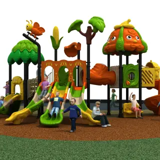 Nature-Themed Outdoor Playground Structure - Commercial Play Equipment for Warsaw Public Parks - HonPlay