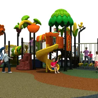 Tropical Harvest Theme Outdoor Playground - Commercial Grade Play Equipment for Dubai Community Parks - HonPlay