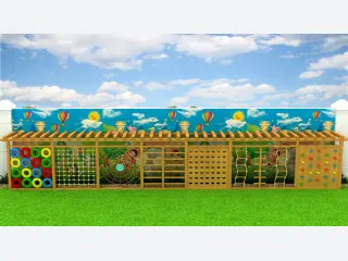 Multi-Functional Outdoor Climbing Wall - Integrated Physical Training Equipment — HonPlay