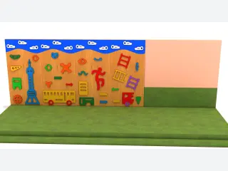 Interactive Sensory Climbing Wall - Educational Indoor Play Equipment — HonPlay