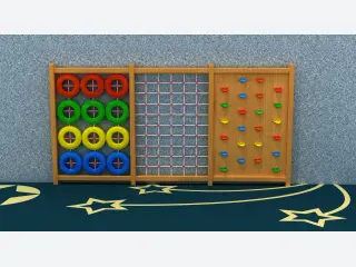 Multi-Activity Indoor Climbing Wall - Versatile Wooden Playground Equipment — HonPlay