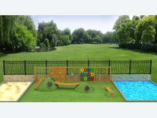 Multi-Functional Outdoor Adventure Playground - Integrated Climbing and Sensory Play Equipment — HonPlay