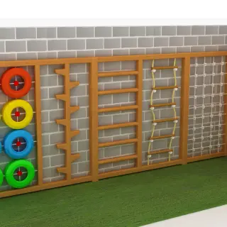Multi-Functional Wall Climbing Frame - Indoor Physical Training Equipment for Warsaw Kindergarten - HonPlay