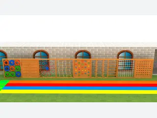 Modular Wooden Adventure Obstacle Wall - Outdoor Physical Training Equipment — HonPlay