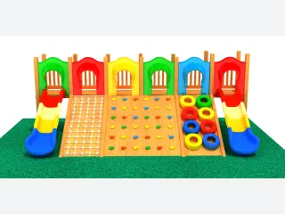 Multi-Activity Outdoor Playground Structure - Commercial Grade Play Equipment — HonPlay