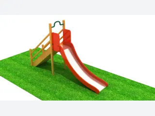 Classic Wooden Playground Slide - Durable Outdoor Play Equipment — HonPlay