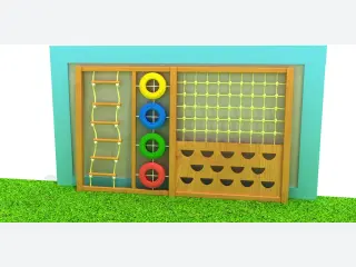 Multi-Functional Outdoor Climbing Wall Panel - Physical Training Equipment — HonPlay
