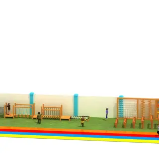 Multi-Functional Wooden Adventure Playground - Comprehensive Outdoor Play Equipment for Warsaw Primary Schools - HonPlay