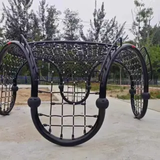 Circular Rope Climbing Dome - Outdoor Physical Training Equipment for Berlin Public Parks - HonPlay