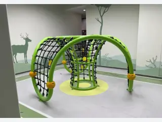 Geometric Rope Climbing Dome - Indoor Adventure Play Equipment — HonPlay