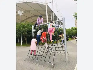 Outdoor Rope Climbing Frame - Durable Playground Net Climber — HonPlay