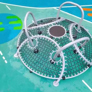 Low-Profile Rope Climbing Dome - Durable Outdoor Net Climber for Singapore Urban Parks - HonPlay