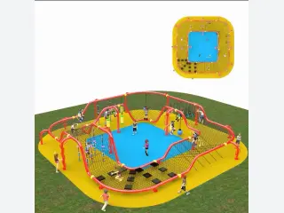Multi-Functional Rope Climbing Course - Outdoor Adventure Playground Equipment — HonPlay