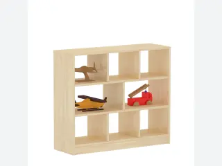 Wooden Montessori Toy Storage Shelf - Preschool Furniture — HonPlay