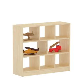Wooden Montessori Toy Storage Shelf - Preschool Furniture for Berlin Kindergarten Playrooms - HonPlay