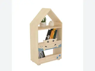 Hippo House Wooden Bookshelf - Montessori Furniture — HonPlay