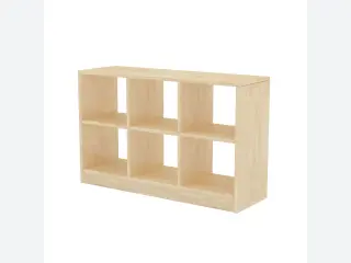 6-Compartment Wooden Storage Cubby - Durable Kindergarten Furniture — HonPlay