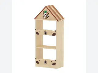 Raccoon House Wooden Bookshelf - Kids Storage Furniture — HonPlay