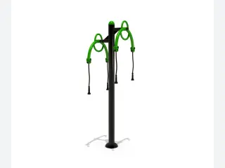 Outdoor Rope Pull Fitness Station - Commercial Strength Training Equipment — HonPlay