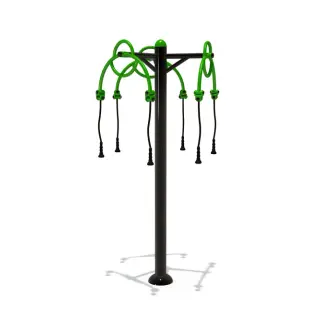 Multi-User Hanging Ring Station - Outdoor Fitness Equipment for Warsaw Public Parks - HonPlay
