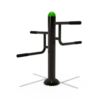 Outdoor Dip Station - Multi-Level Fitness Equipment for Dubai Public Parks - HonPlay