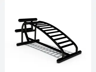 Curved Outdoor Abdominal Bench - Commercial Fitness Equipment — HonPlay