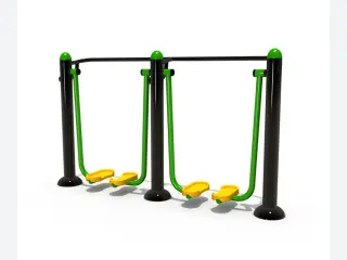 Double Air Walker Outdoor Fitness Station - Durable Public Park Gym Equipment — HonPlay