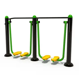 Double Air Walker Outdoor Fitness Station - Durable Public Park Gym Equipment for Berlin Urban Projects - HonPlay