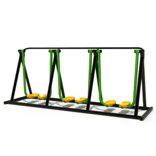Triple Air Walker Outdoor Fitness Station - Durable Community Park Exercise Equipment for Berlin Public Spaces - HonPlay