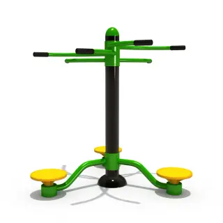 Triple Waist Twister - Outdoor Fitness Equipment for Warsaw Public Parks - HonPlay